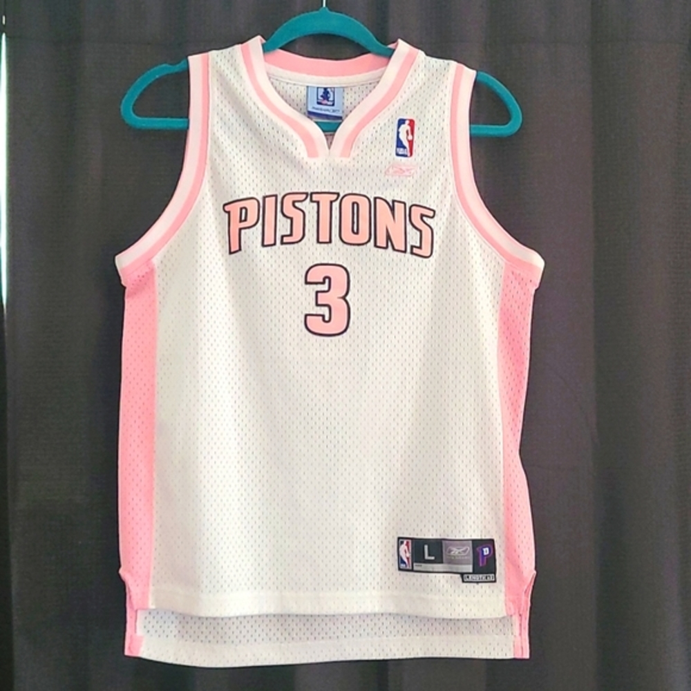 Vintage Detroit Pistons Jersey #3 Ben Wallace